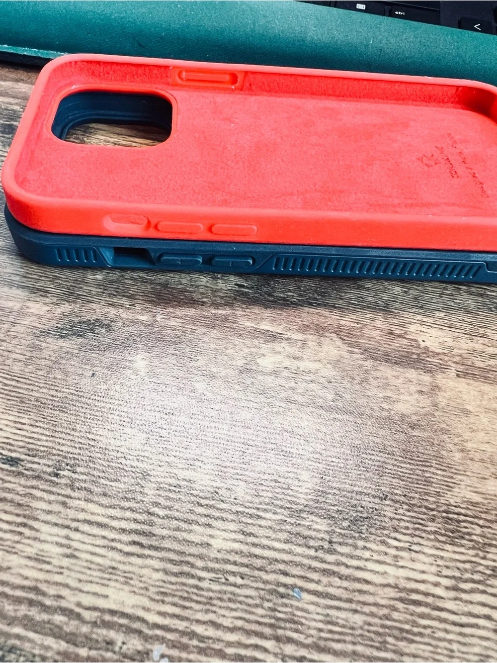 Red and Dark Teal Magnetic-Compatible Phone Cases IPhone 13 Pro Max